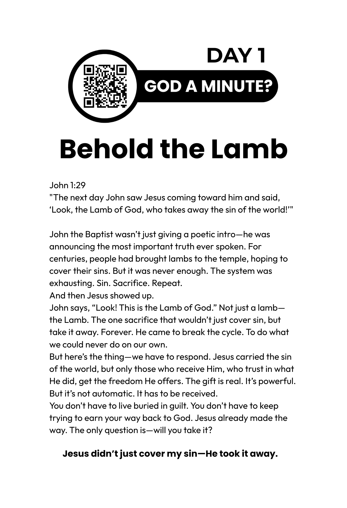 God A Moment Subscriptions